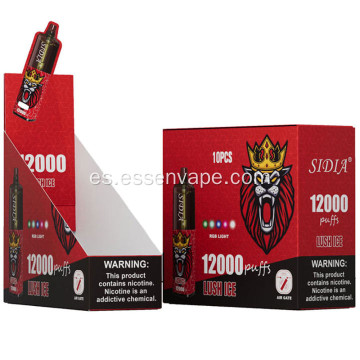 Strawberry Banana Sidia 12000 bocanadas de vapor desechable